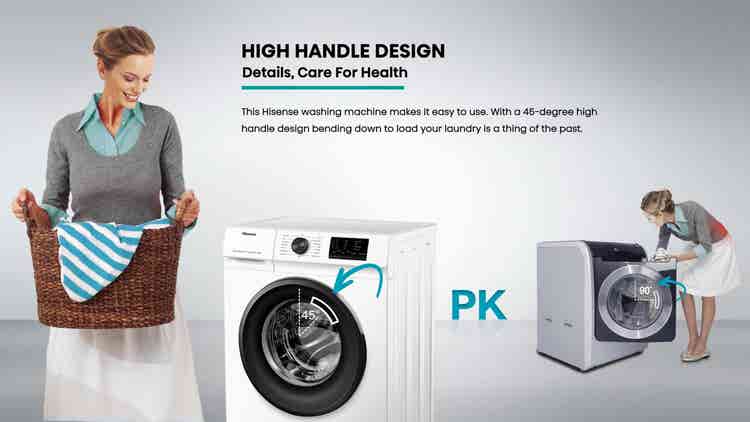 Hisense WFVC6010T Machine à laver 6kg Chargement Frontal