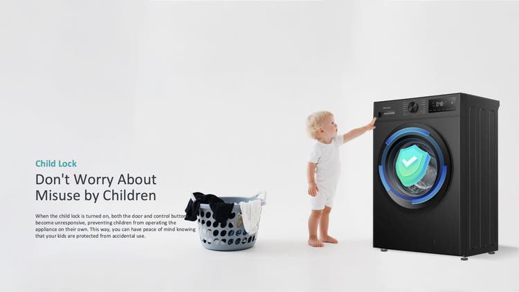 Hisense WF1i6022BT Machine à laver à chargement frontal 6kg Argent