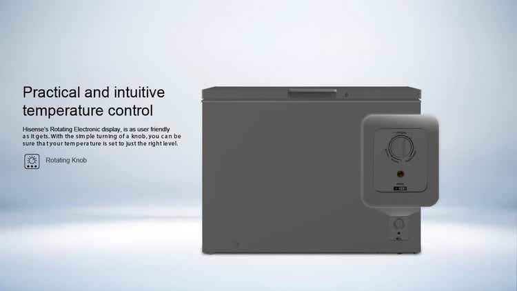 Freezer horizontal 297L Hisense H399CFS