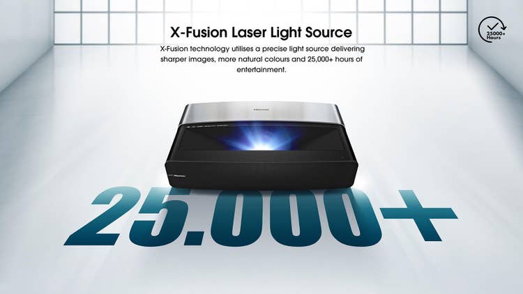 Hisense 100L5F TV a laser 4K de 100″