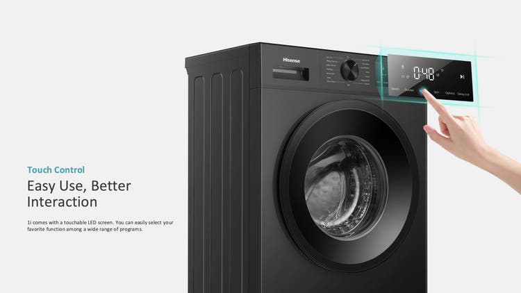 Hisense WF1i6022BT Máquina de lavar de carga frontal 6kg Prata