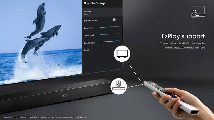 Hisense U5120G 5.1.2CH Soundbar with Wireless Subwoofer