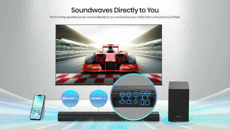 Hisense HS1800 Soundbar 2.1 Channel Soundbar