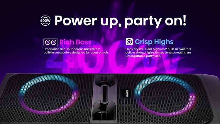 Hisense HP300 400W DJ Party Speaker