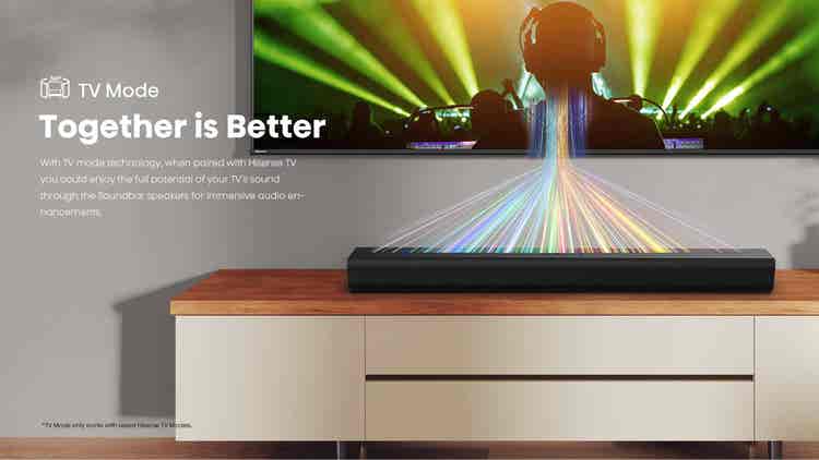 Hisense HS1000 2.1 Channel Soundbar