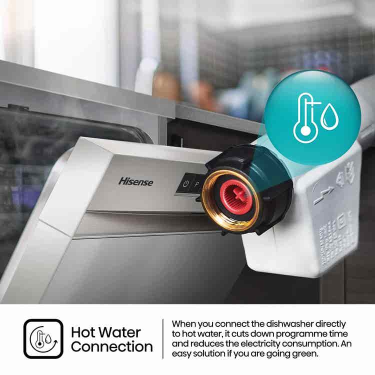 Hisense H15DSL 15 Place Dishwasher
