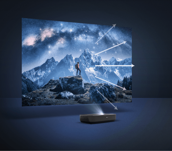 Watch the Big Screen in Comfort