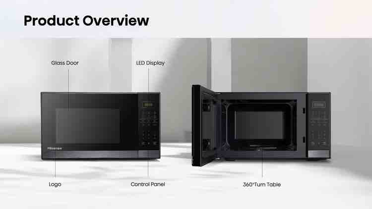 Hisense H37MOBS5X 37L Black Microwave