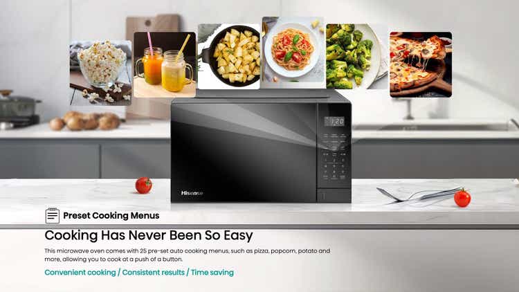 Hisense H45MOBS5X 45L Solo Black Microwave
