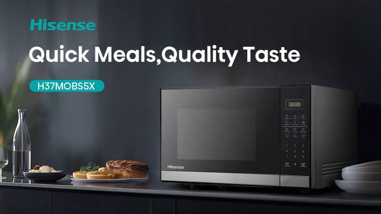 Hisense H37MOBS5X 37L Black Microwave