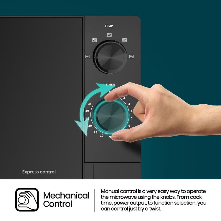 Hisense H20MOBS14 20L Black Manual Microwave
