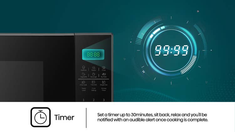 Hisense H37MOBS5X 37L Black Microwave