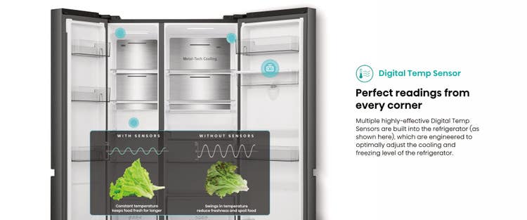 Hisense H800SB-WD (Side By Side) Refrigerator