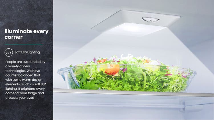 Hisense H425BIT-WD Bottom Mount Refrigerator