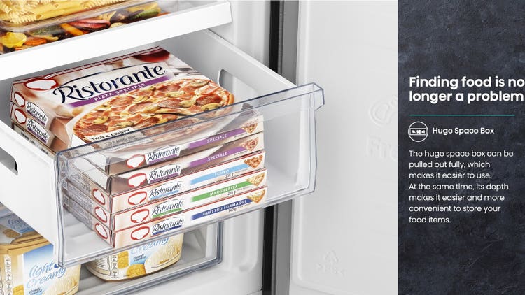 Hisense H425BIT-WD Bottom Mount Refrigerator