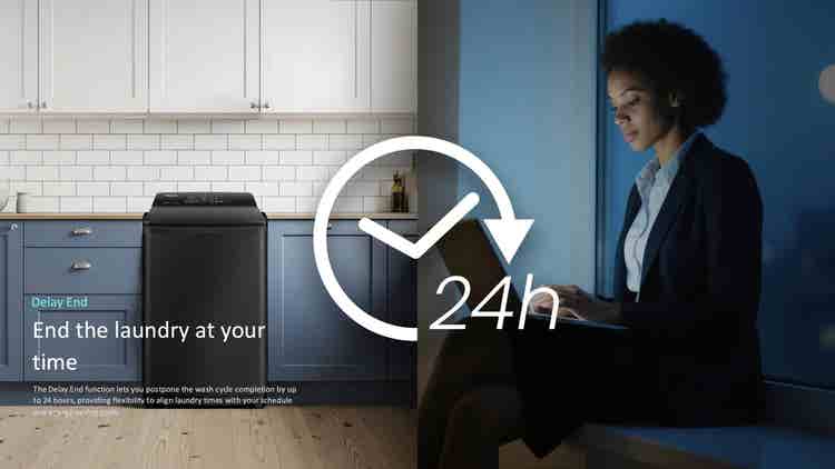Hisense WT3I1923UB 19kg Black Top Loader
