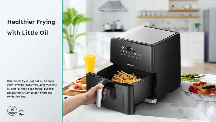 Hisense H09AFBKS4S 8L Air Fryer
