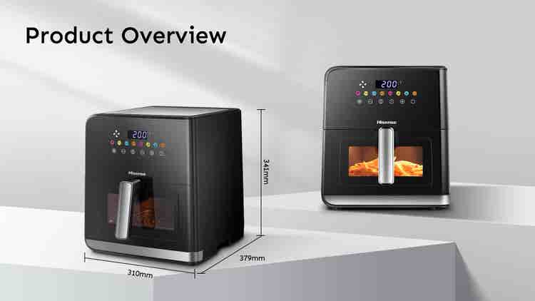 Hisense H09AFBKS4S 8L Air Fryer