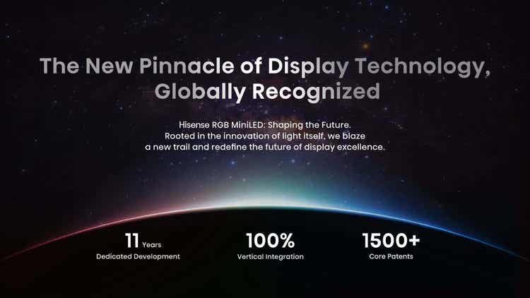 Hisense RGB MiniLED 65UR8S 65″ 180Hz 330HSR TV