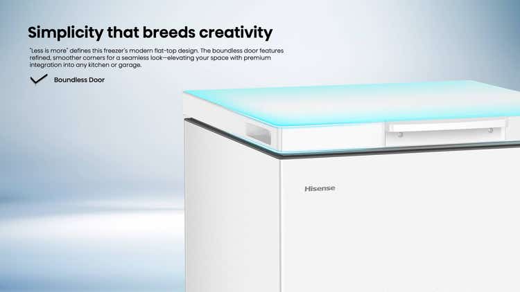 Hisense H180CF 141L White Single Door Chest Freezer
