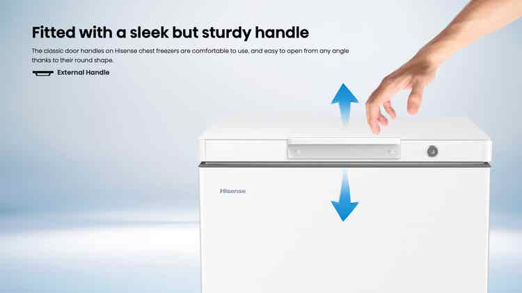 Hisense H180CF 141L White Single Door Chest Freezer