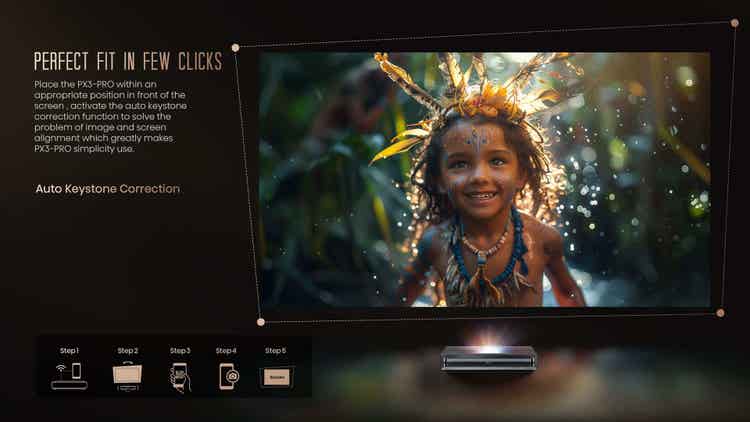 Hisense PX3 80”-150″ TriChroma 4K Laser Cinema