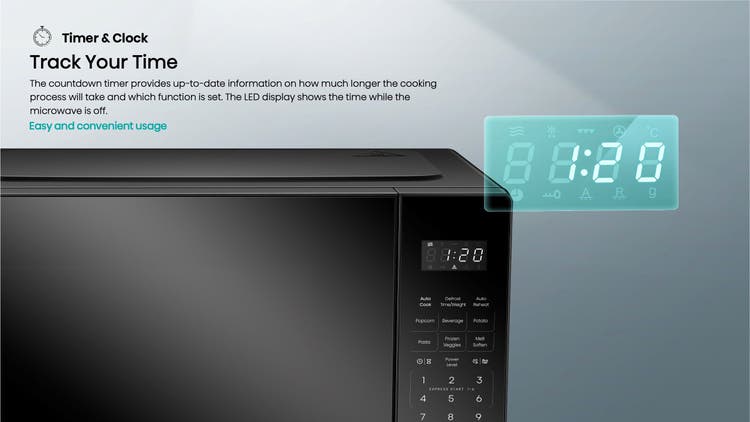 Hisense H45MOBS5X 45L Solo Black Microwave