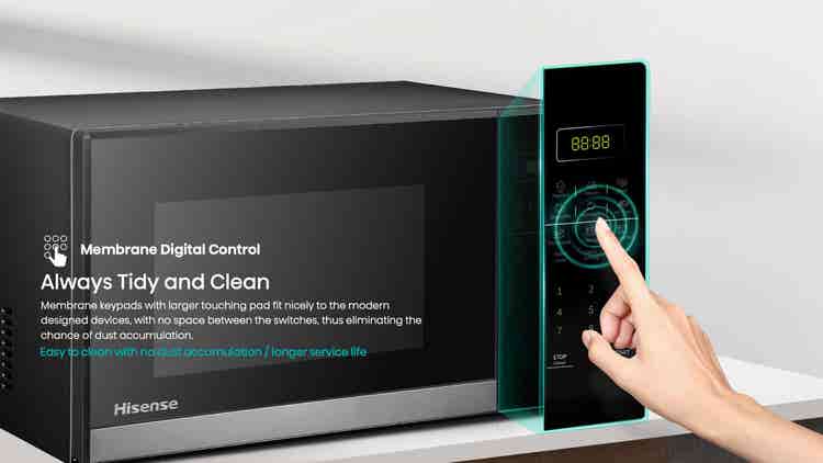 Hisense H37MOBS5X 37L Black Microwave