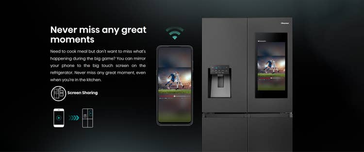 Hisense H750FSB-IDS (Multi-Door) Refrigerator
