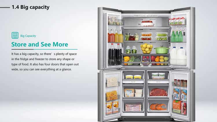 H751FS-WD Multi Door 579L Refrigerator