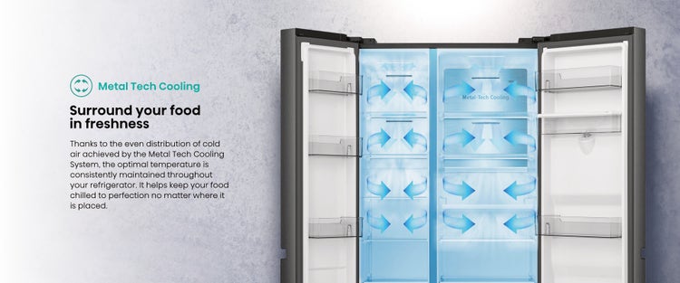 Hisense H800SB-WD (Side By Side) Refrigerator