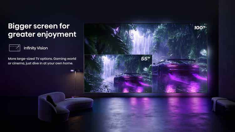 Hisense 85Q7Q 85″ LED 144Hz VRR QLED Gaming TV