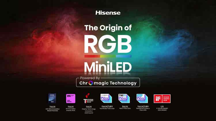 Hisense RGB MiniLED 65UR8S 65″ 180Hz 330HSR TV