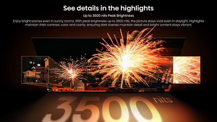 Hisense RGB MiniLED 65UR8S 65″ 180Hz 330HSR TV