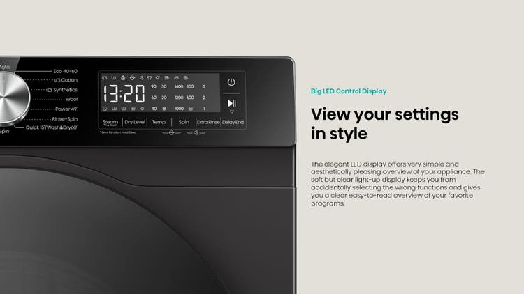 Hisense WD3S1042BB 10kg/6kg Front Loader Washer Dryer