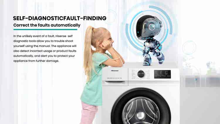 Hisense WFVC6010T 6kg Front Loader Washing Machine