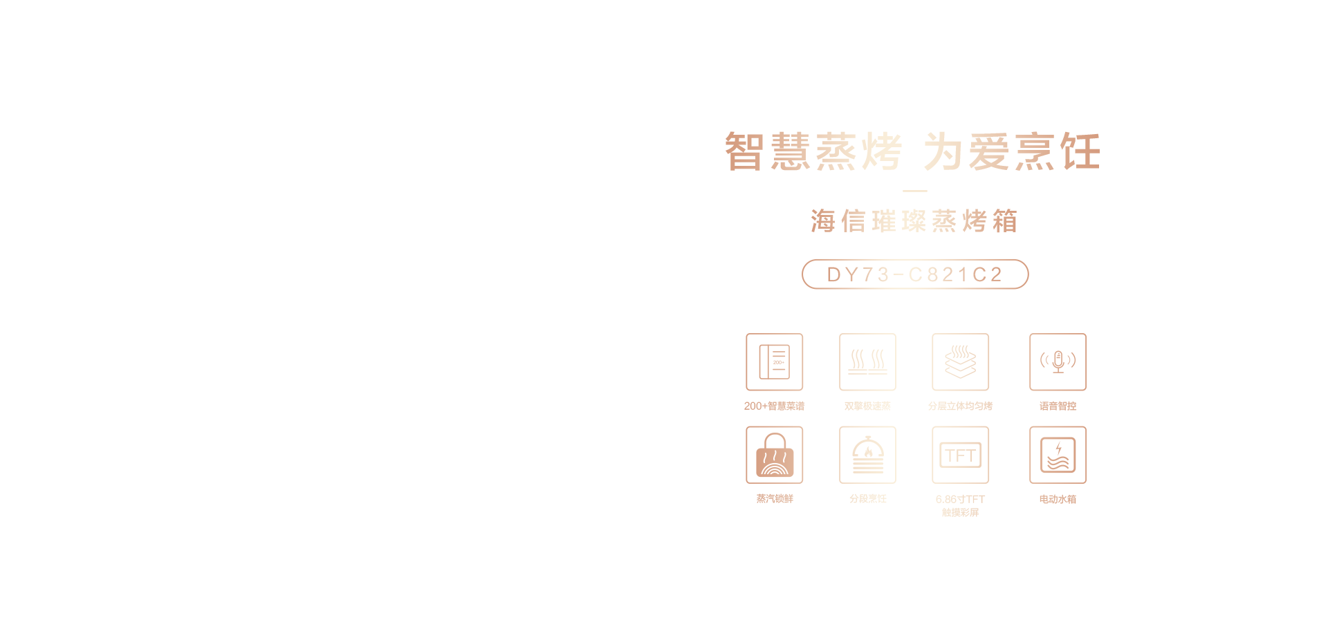 海信璀璨蒸烤箱