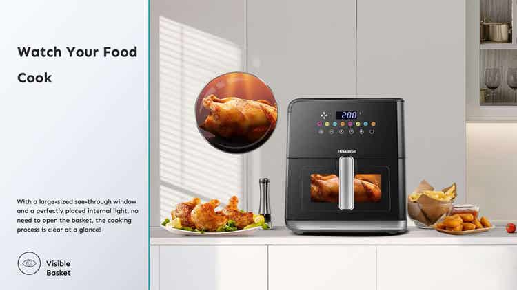 Hisense H09AFBKS4S 8L Air Fryer