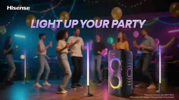 Hisense Party Ray AI Light Effect Speaker