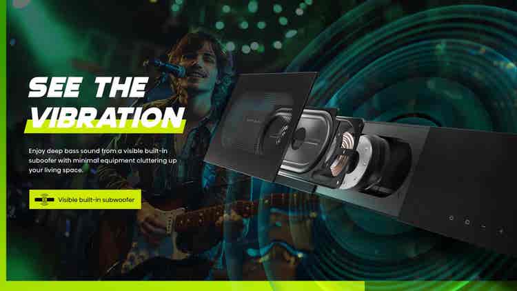 Hisense HS2000 Soundbar 2.1 Channel Soundbar