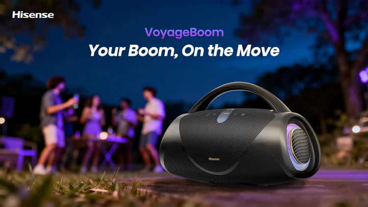 Hisense Voyage Boom Bass Boost Portable Speaker