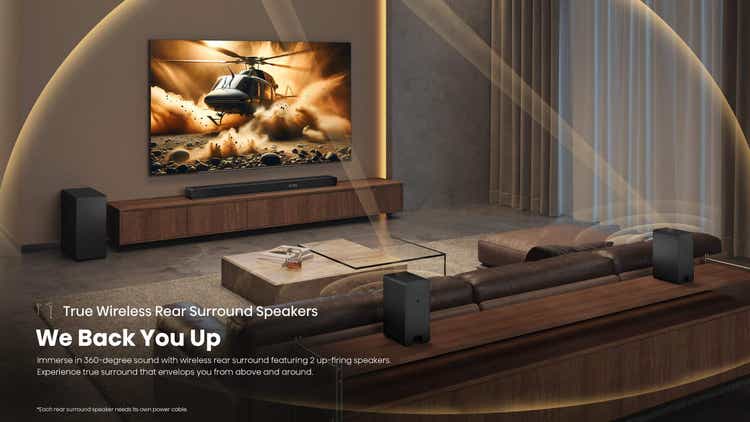 Hisense AX5140Q 5.1.4 Multi Channel Soundbar