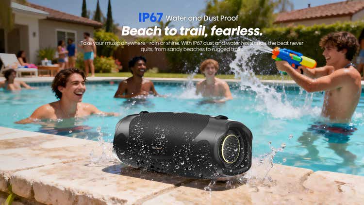 Hisense Flex Boom Portable Bass Boost Water Proof Speaker
