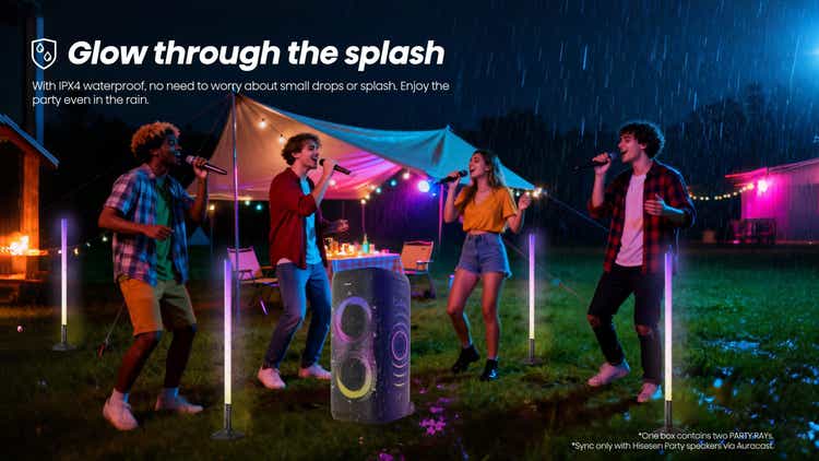 Hisense Party Ray AI Light Effect Speaker