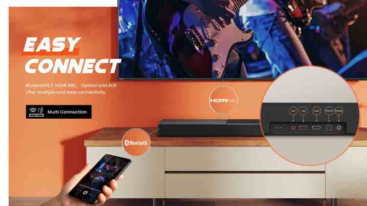 Hisense HS2000 Soundbar 2.1 Channel Soundbar