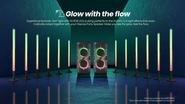 Hisense Party Ray AI Light Effect Speaker