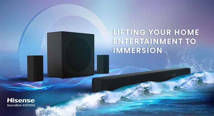 Hisense AX5100Q Soundbar 5.1 Channel Soundbar