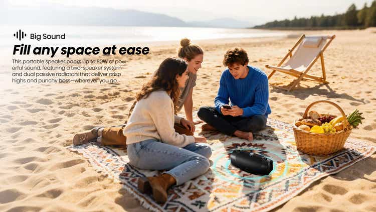 Hisense Flex Boom Portable Bass Boost Water Proof Speaker