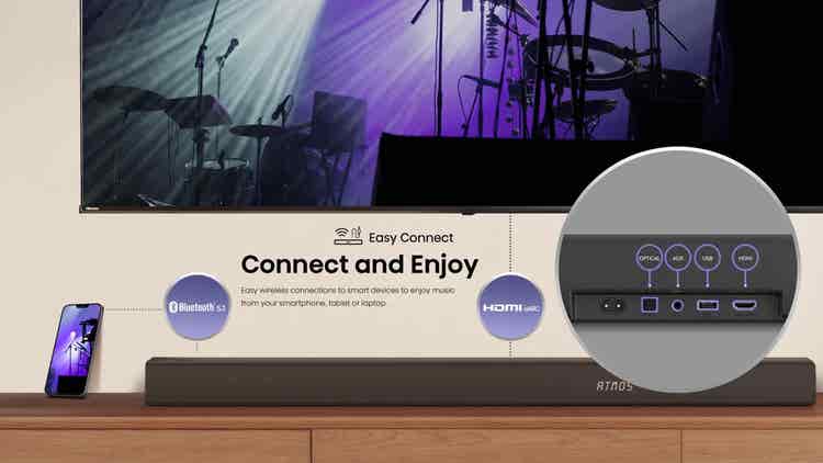 Hisense AX5100Q Soundbar 5.1 Channel Soundbar