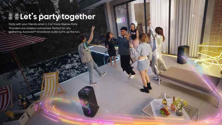 Hisense Party Thunder Ultimate Party Speaker